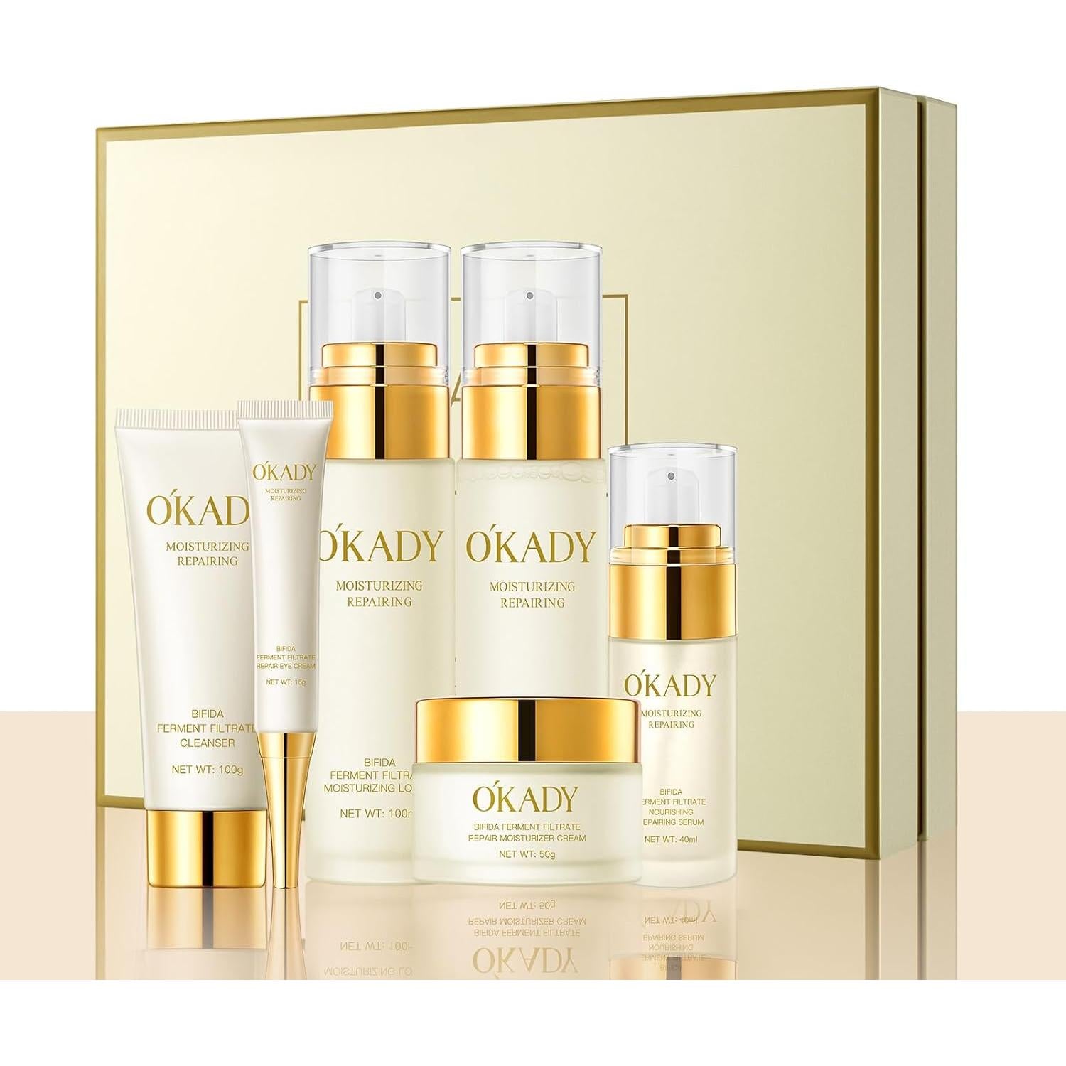 Conjunto de Cuidado Facial O'KADY Bifidobacterium 6 Piezas