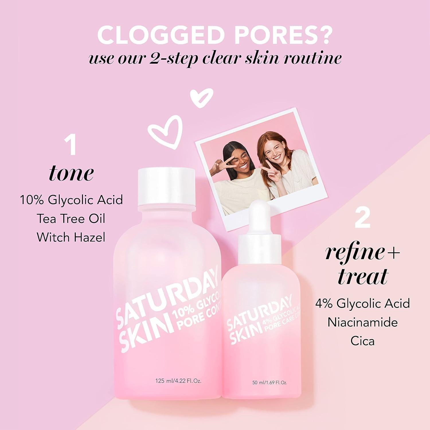 Suero Facial Saturday Skin 4% Ácido Glicólico 50ml