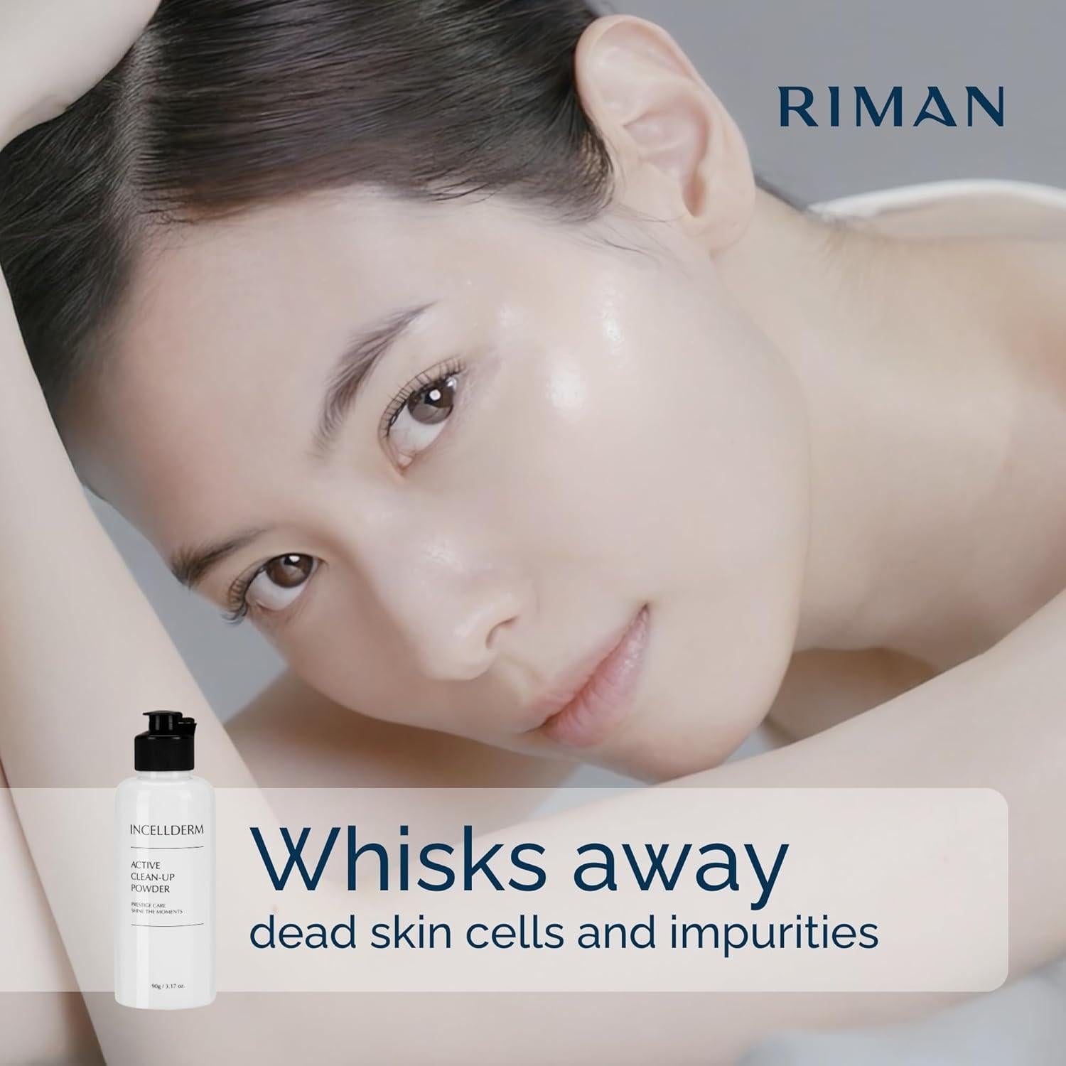 Limpiador Facial en Polvo Incellderm 90g - Exfoliación Suave