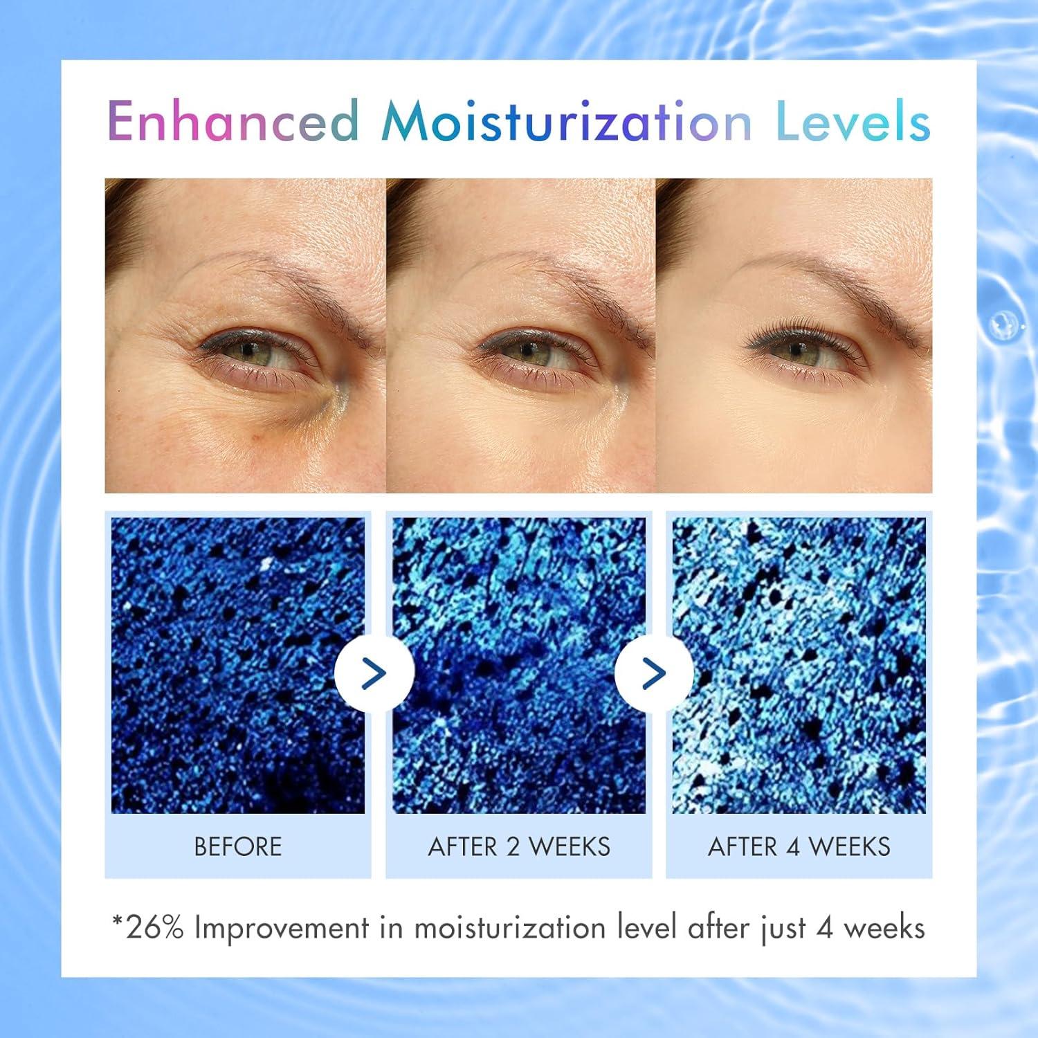 Suero para Ojos Akeeronn 14.79 ml con 5% Cafeína y Bola Masaje