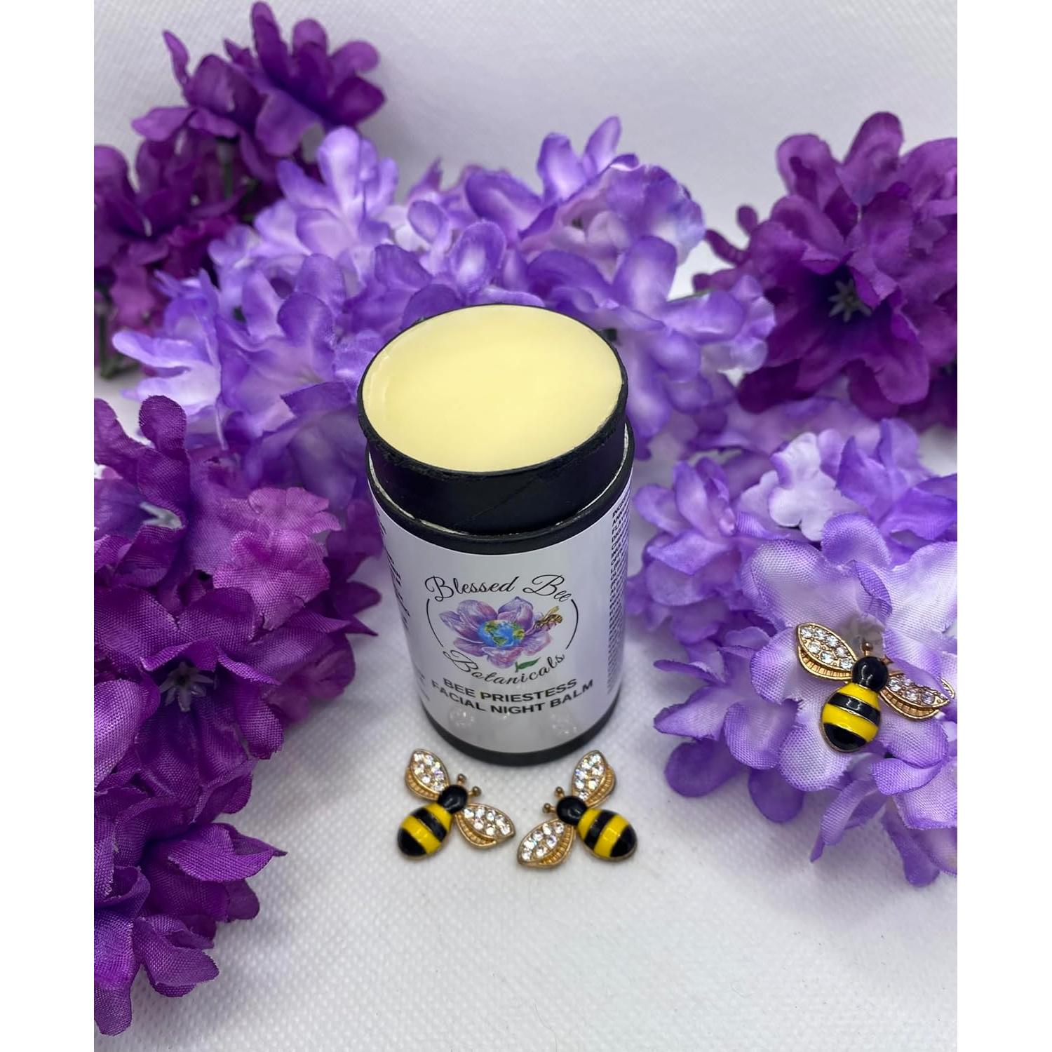 Bálsamo Nocturno Facial Bee Priestess 42g - Orgánico Anti-Envejecimiento