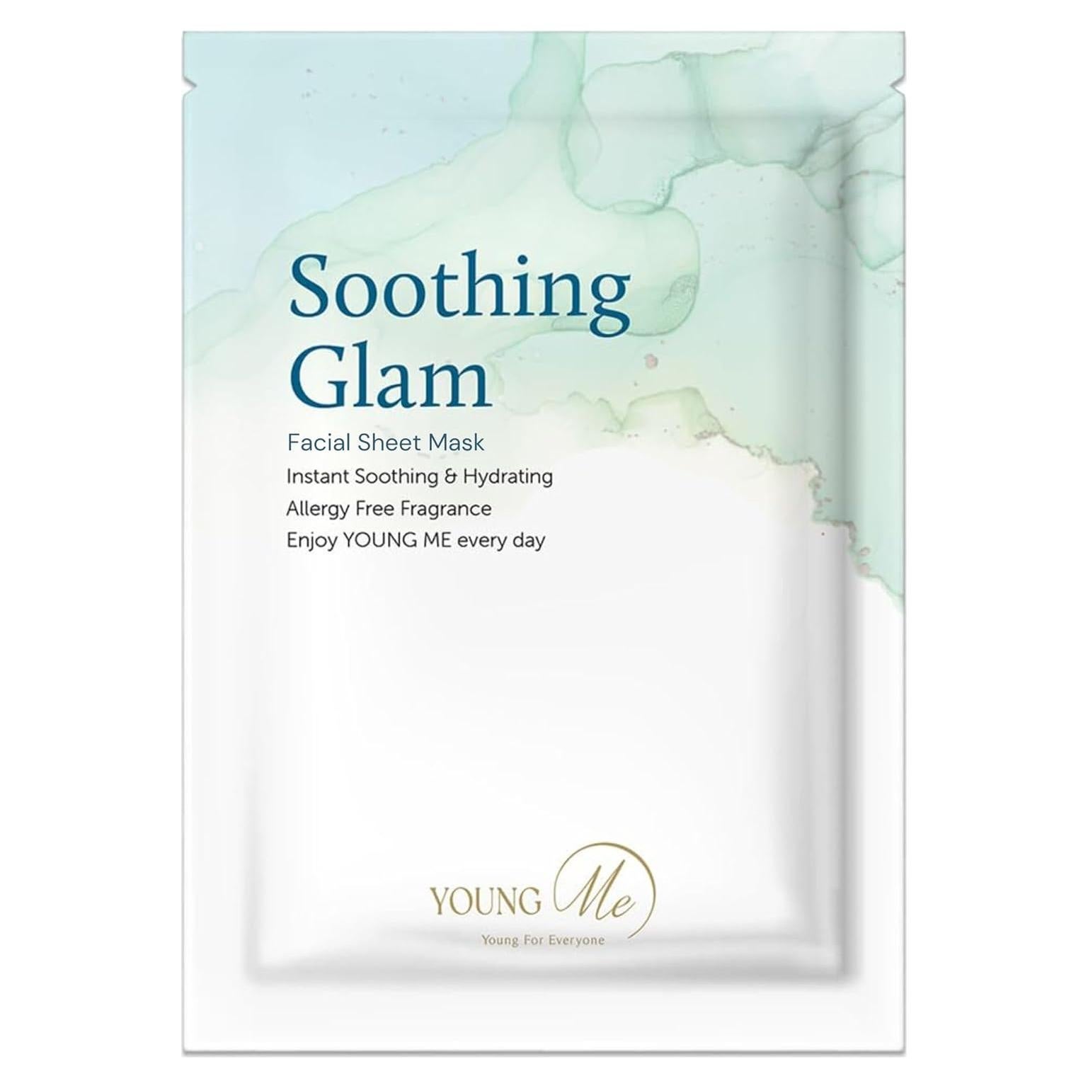 Máscara Facial Calmante YoungMe - 1 Unidad Hidratante