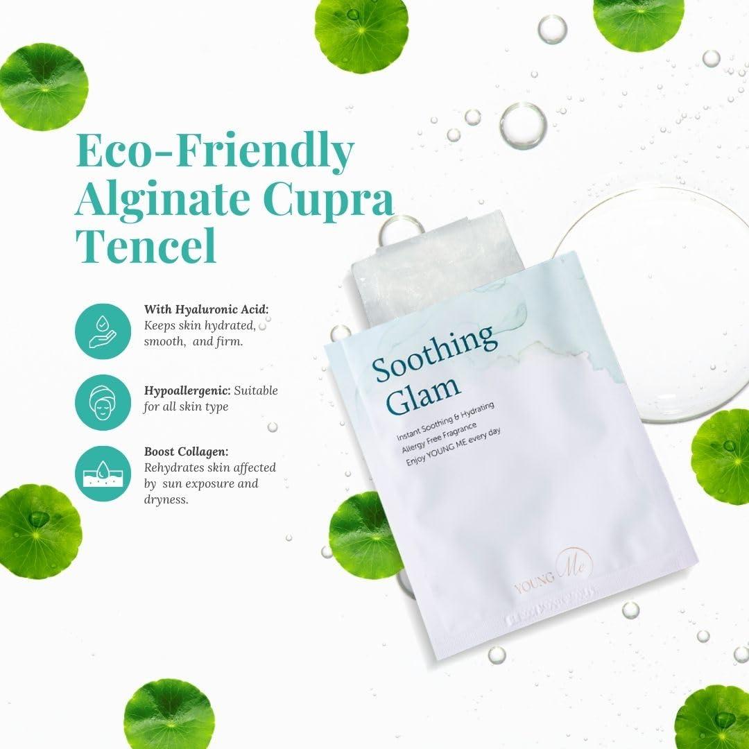 Máscara Facial Calmante YoungMe - 1 Unidad Hidratante