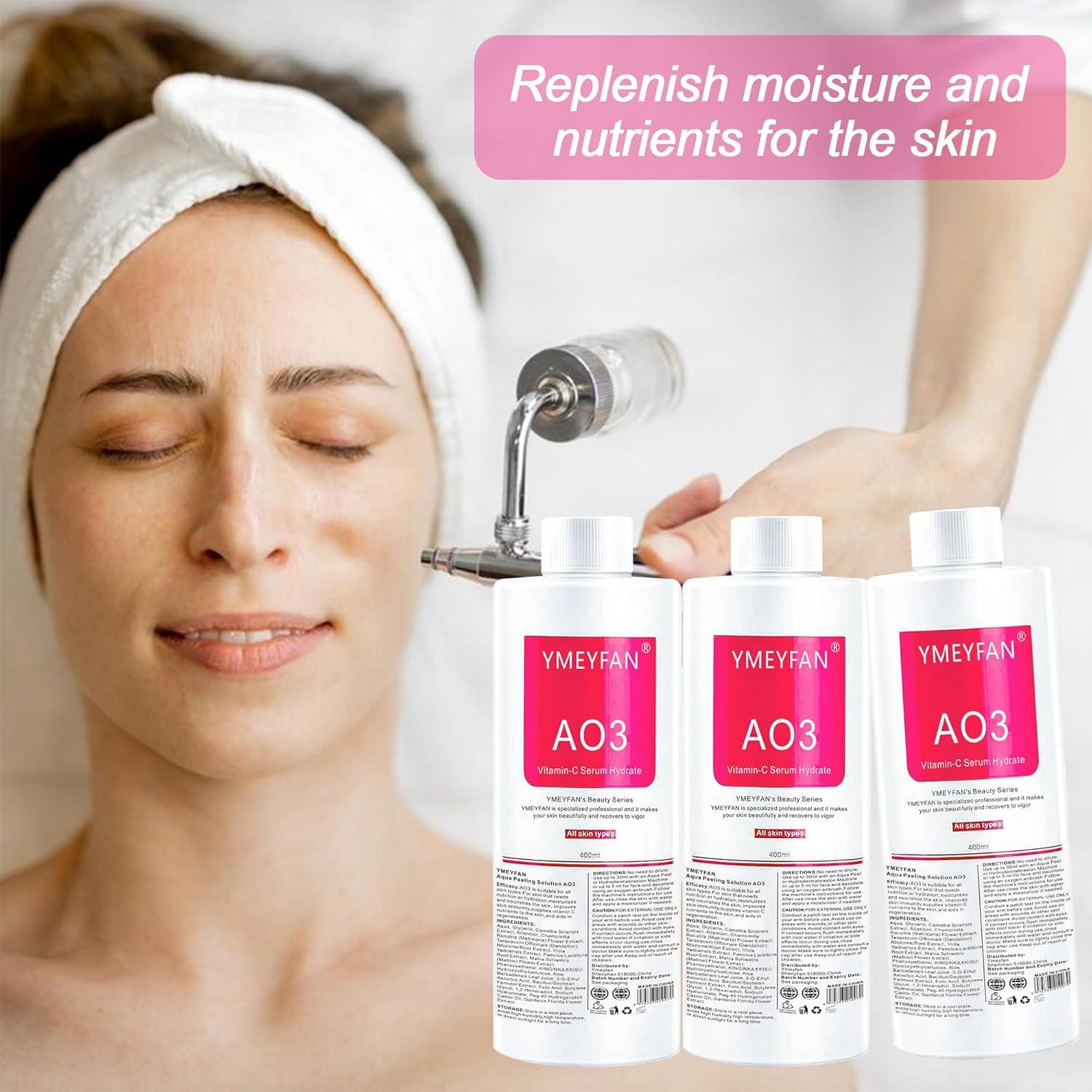 Sueros Hidratantes AO3 YMEYFAN 400ml x3 para Piel