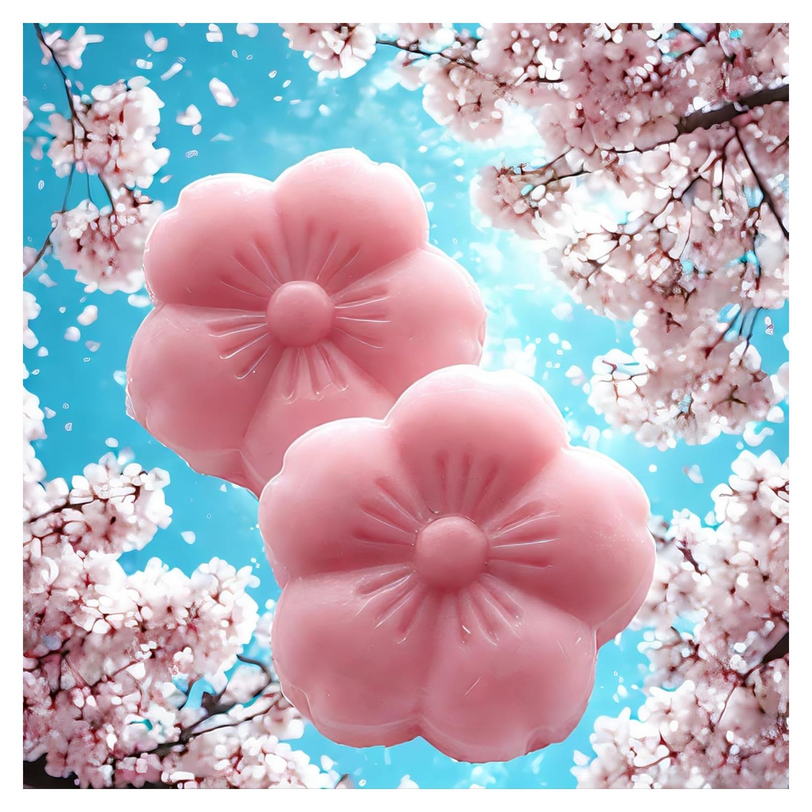 Duo de Jabón Botánico Sakura T-shin 90g Hidratante Floral