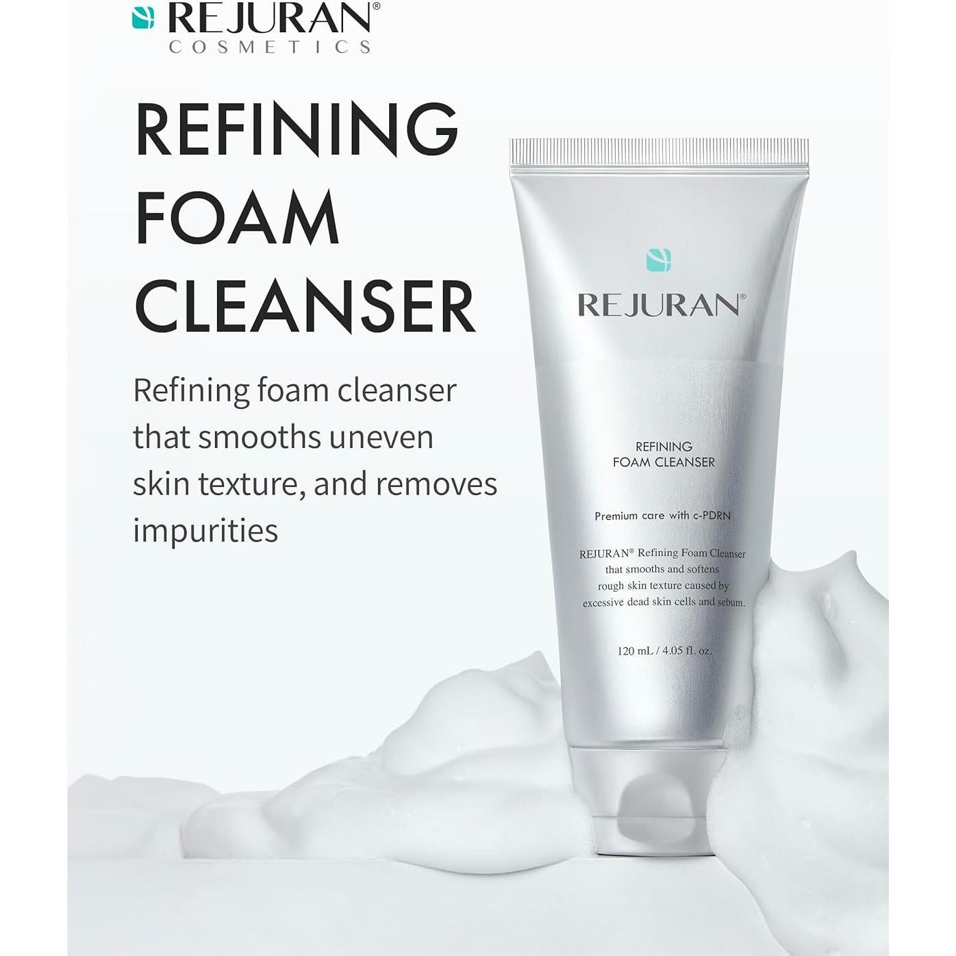 Limpiador Espumoso Rejuran 120 ml - Hidratante y Suave