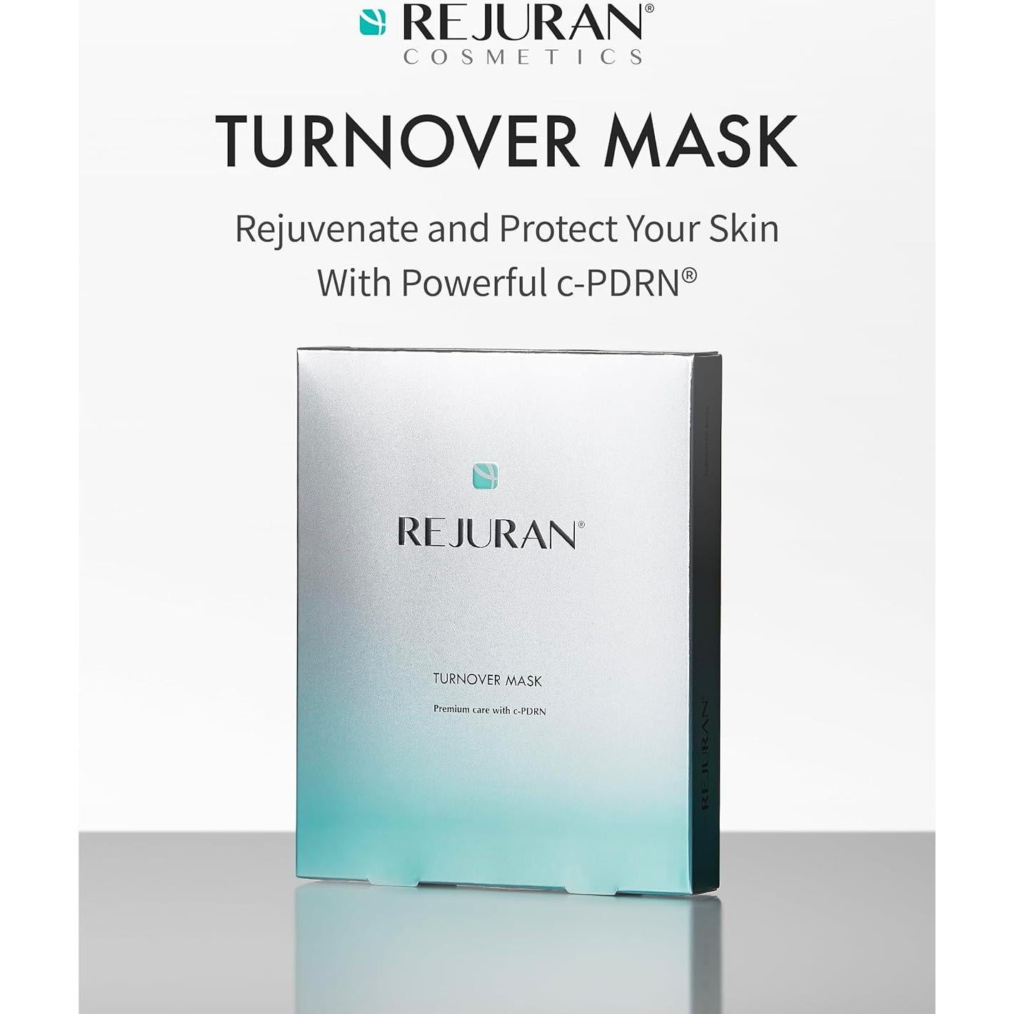 REJURAN Set Cuidado Piel Turnover c-PDRN Suero 50ml + 5 Mascarillas