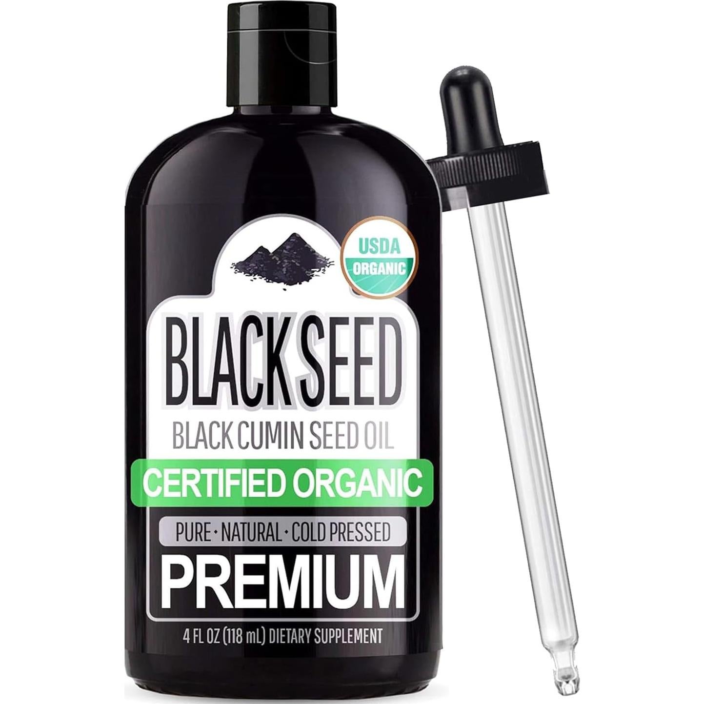 Aceite de Semilla Negra Orgánico Sun 118 ml Prensado en Frío