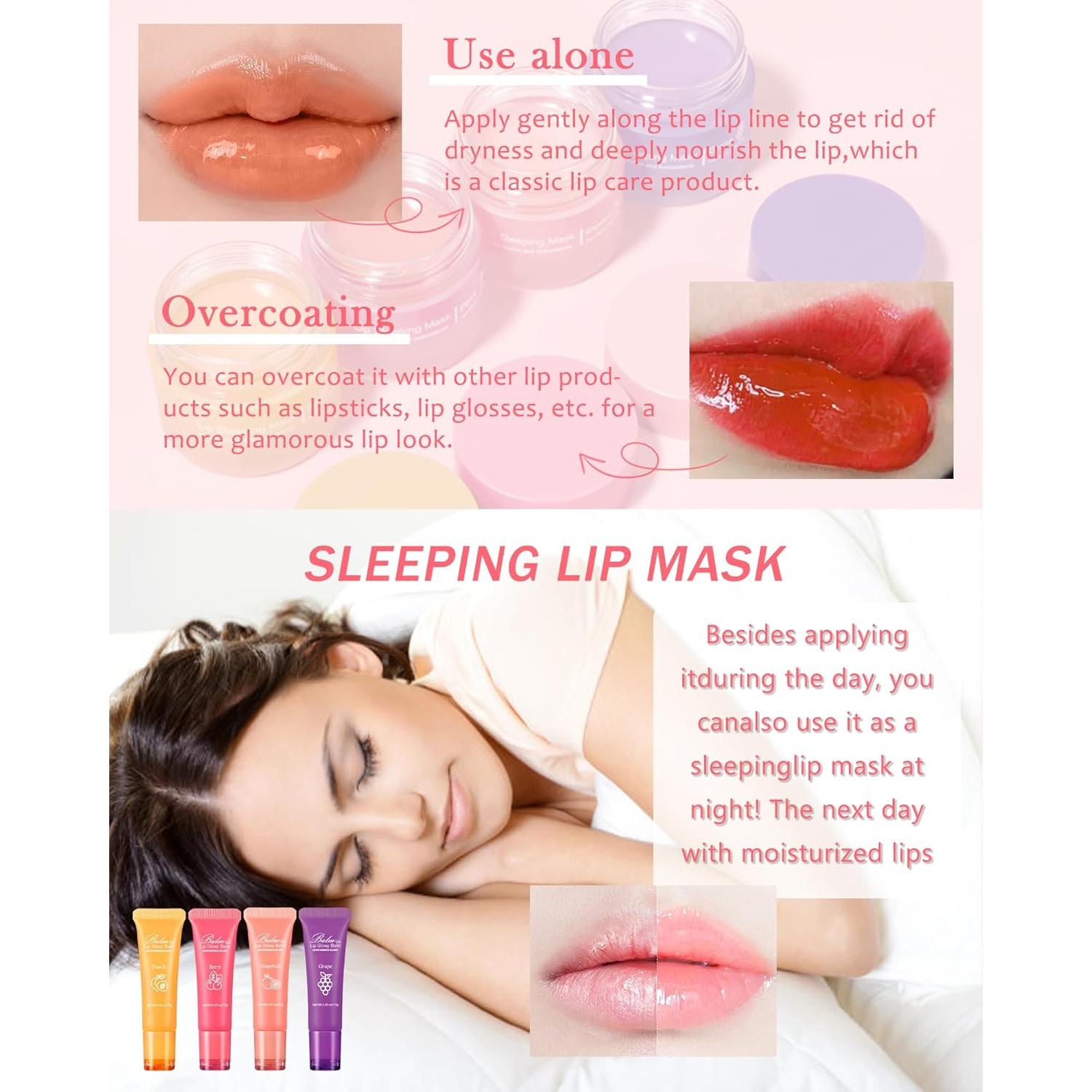 Bálsamo Labial Hidratante y Máscara para Dormir LYSdefeu - Pomelo