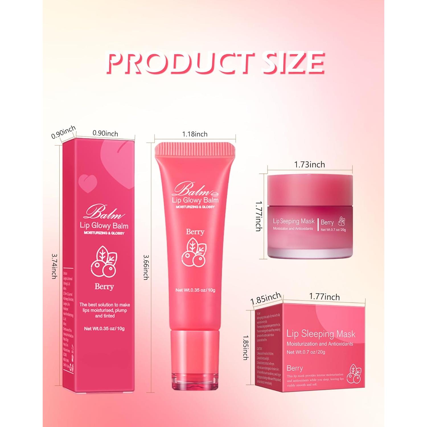 Bálsamo Labial Hidratante y Máscara para Dormir LYSdefeu - Pomelo