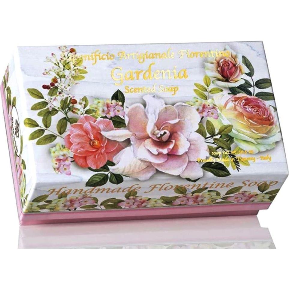 Jabón Aromatizado Gardenia 298 g Saponificio Artigianale