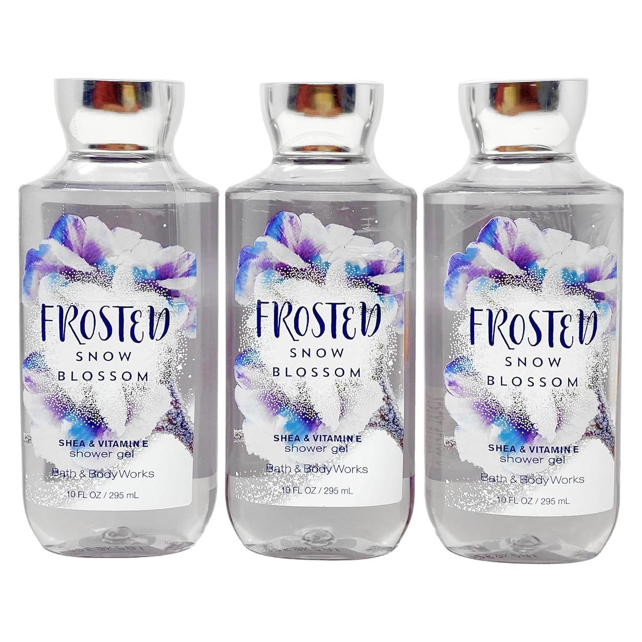 Gel de Ducha Flor de Nieve Escarchada - Baño y Cuerpo - 3 Unidades