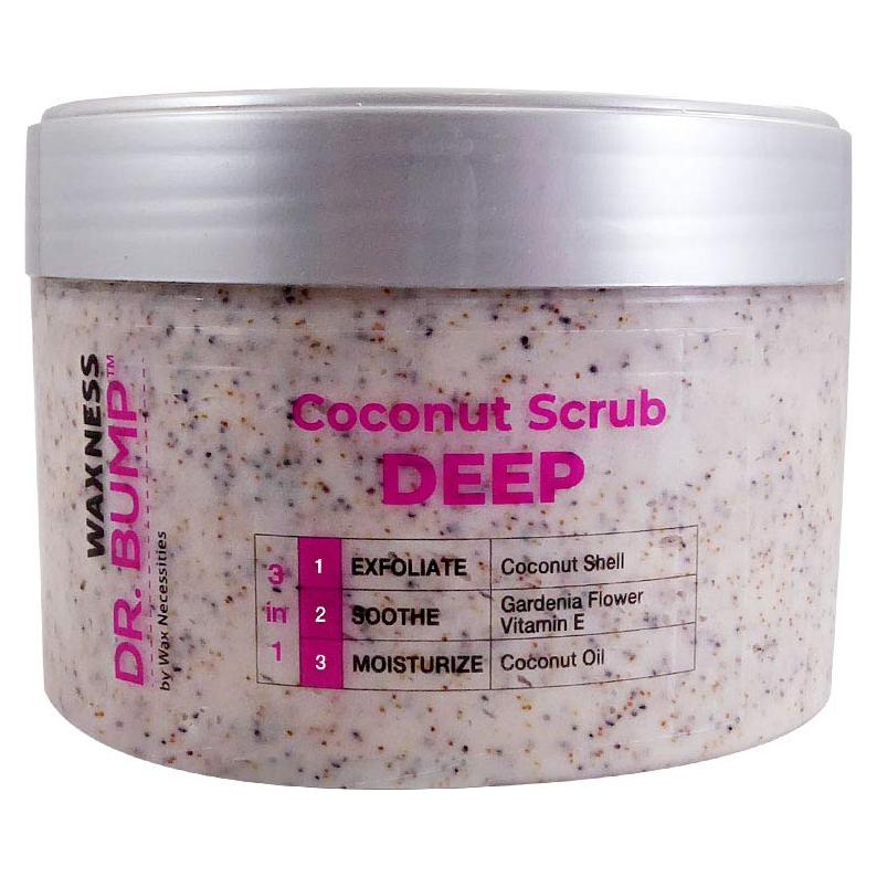 Exfoliante Dr. Bump Waxness 250 g Cáscara de Coco 3 en 1