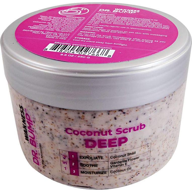 Exfoliante Dr. Bump Waxness 250 g Cáscara de Coco 3 en 1
