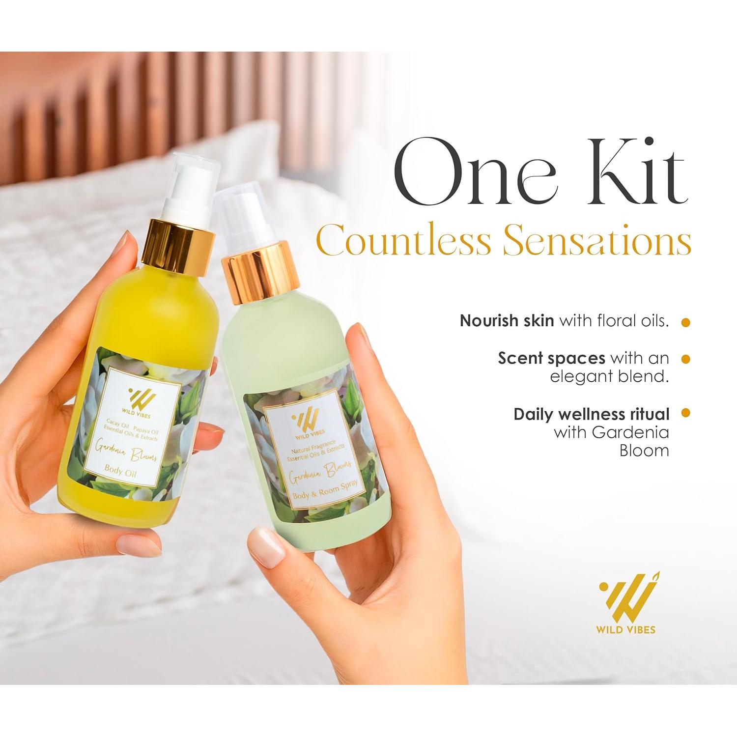 Set de Aceite y Spray Corporal Wild Vibes 113.4 ml Gardenia