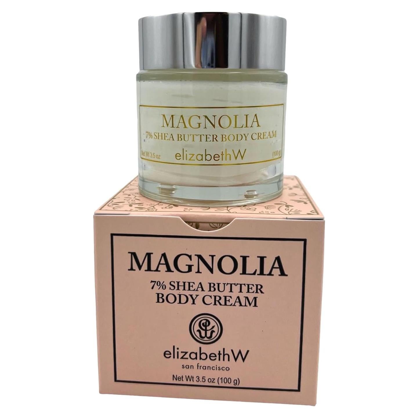 Crema Corporal ElizabethW Magnolia 99ml Hidratante 7% Karité