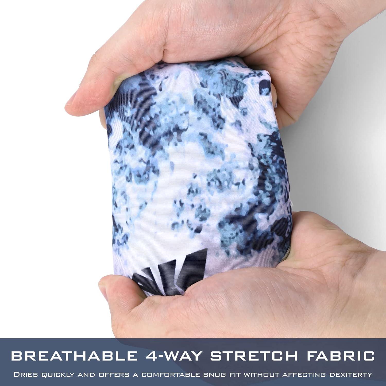 Guantes de Pesca KastKing La Sal UPF50+ Sin Dedos Camo