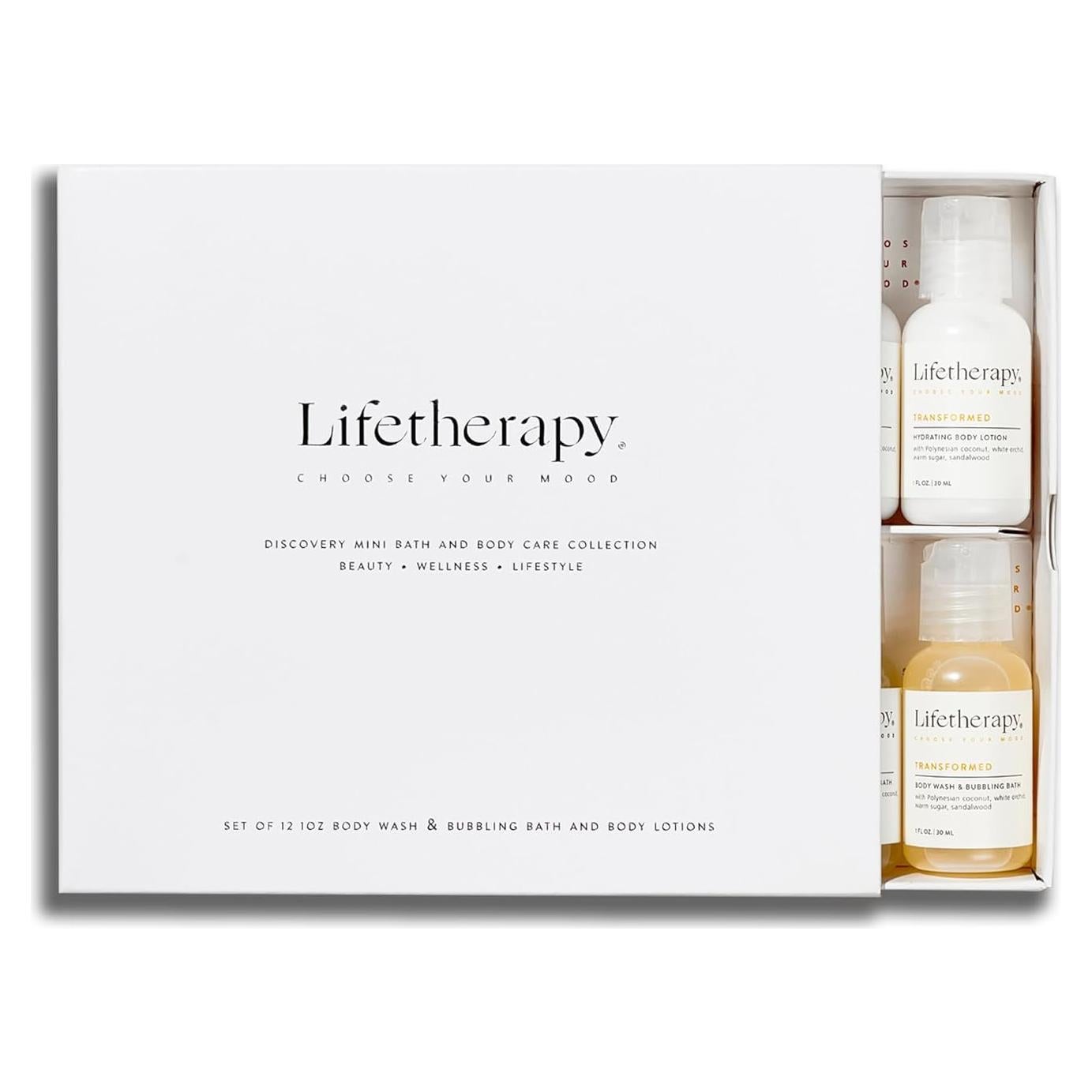 Set de Regalo Cuidado Corporal Lifetherapy - 12 Mini Productos