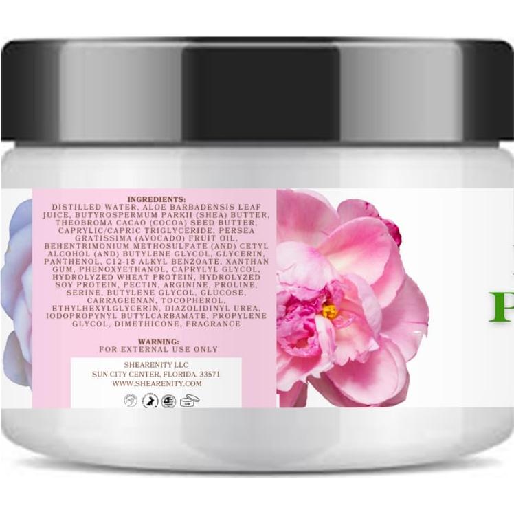 Crema Corporal Batida SHEARENITY Peonía Rosa 473ml Ultra Hidratante