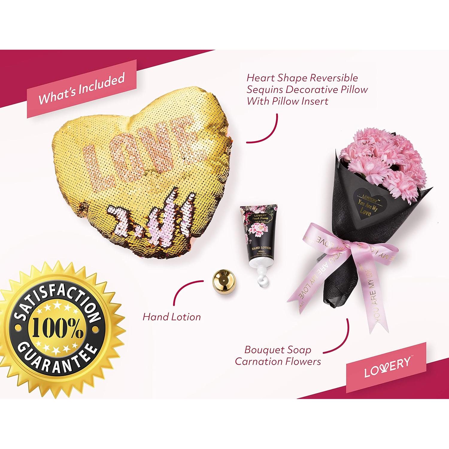 Cesta de Regalo Spa Lovery 9 Piezas con Jabones y Loción