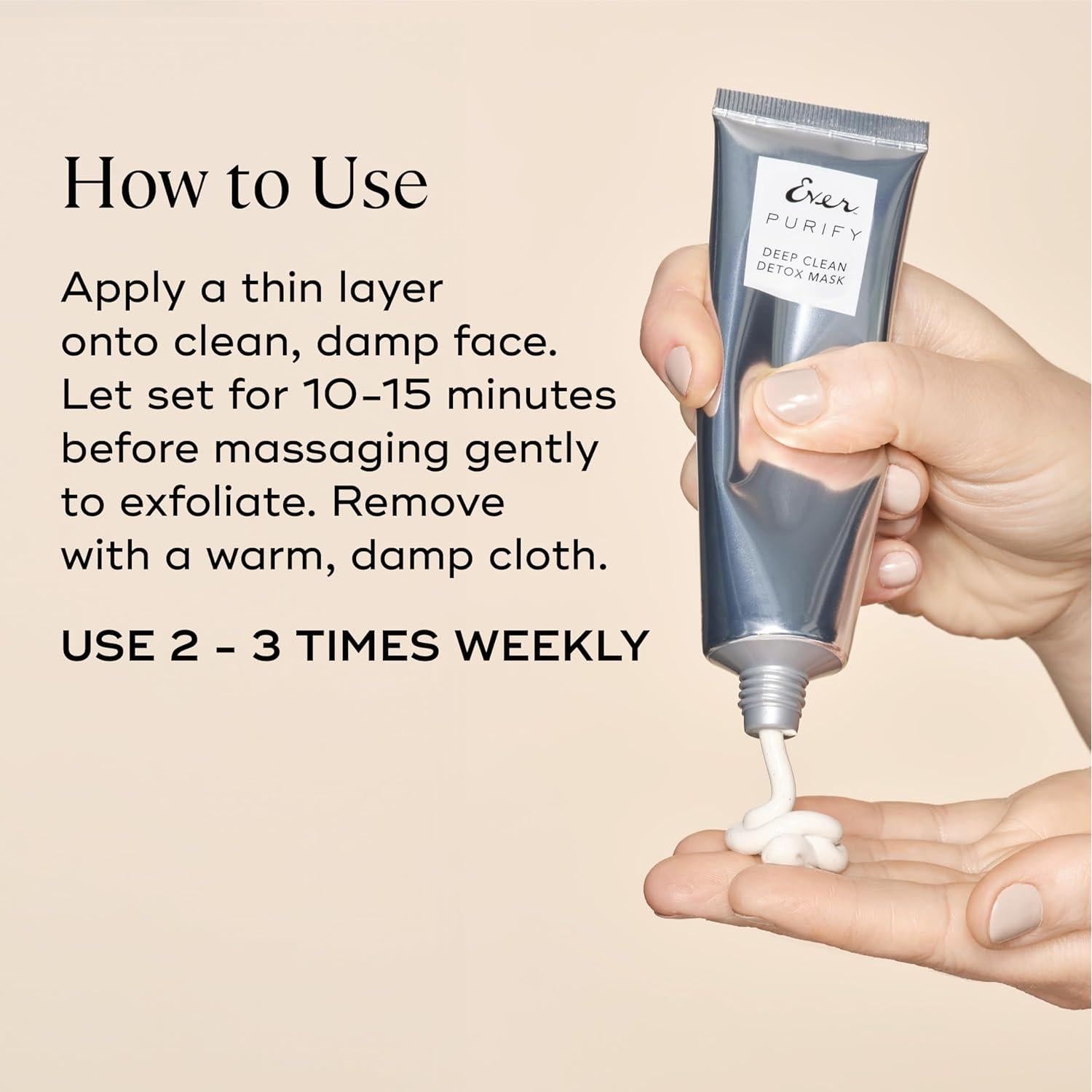 Mascarilla Detox EVER Purify 59 ml - Arcilla Kaolin y AHA/BHA