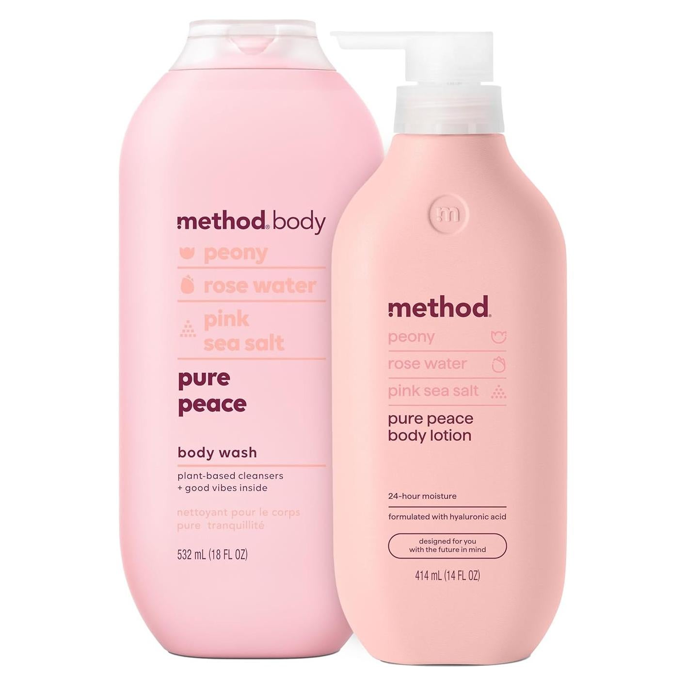 Set de Regalo Gel de Baño y Loción Method Pure Peace 510ml/397ml