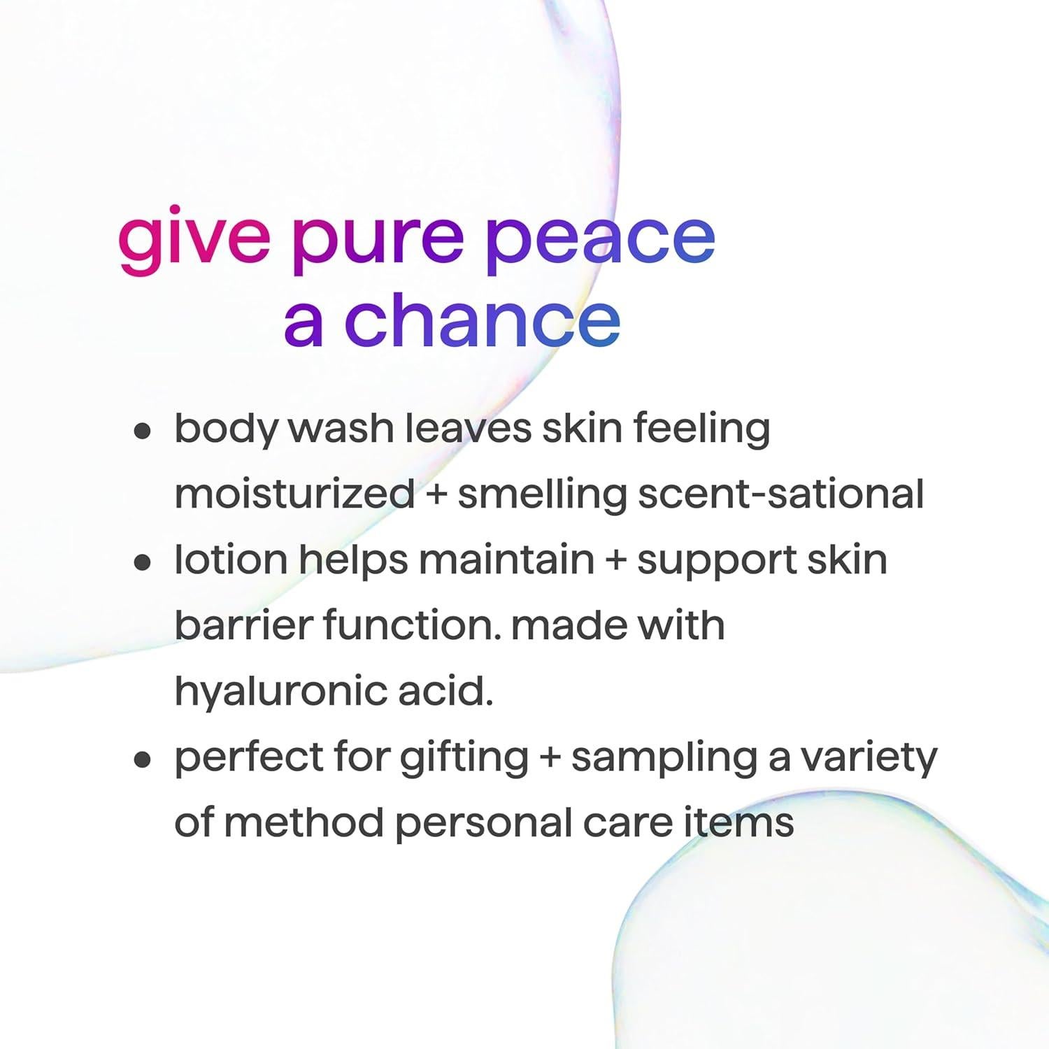 Set de Regalo Gel de Baño y Loción Method Pure Peace 510ml/397ml