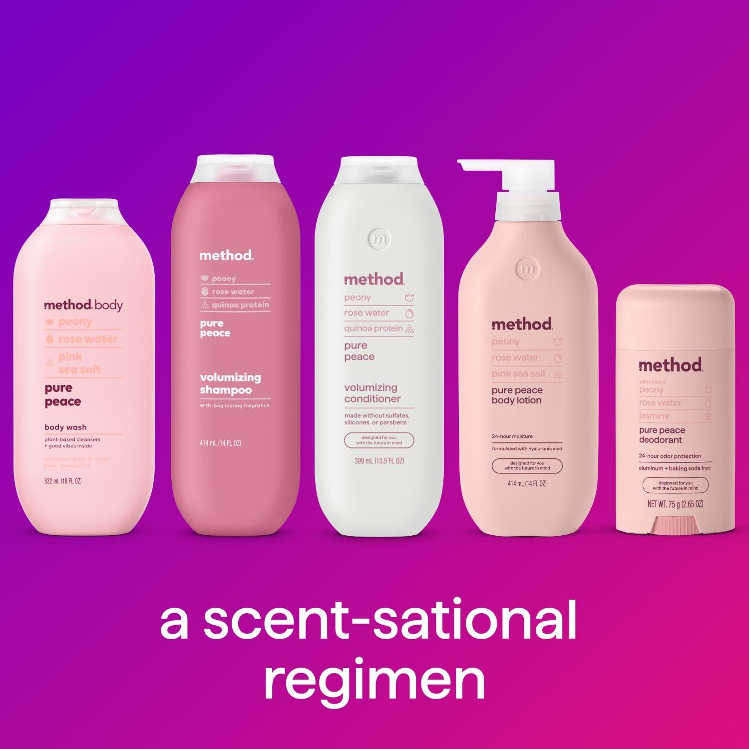 Set de Regalo Gel de Baño y Loción Method Pure Peace 510ml/397ml