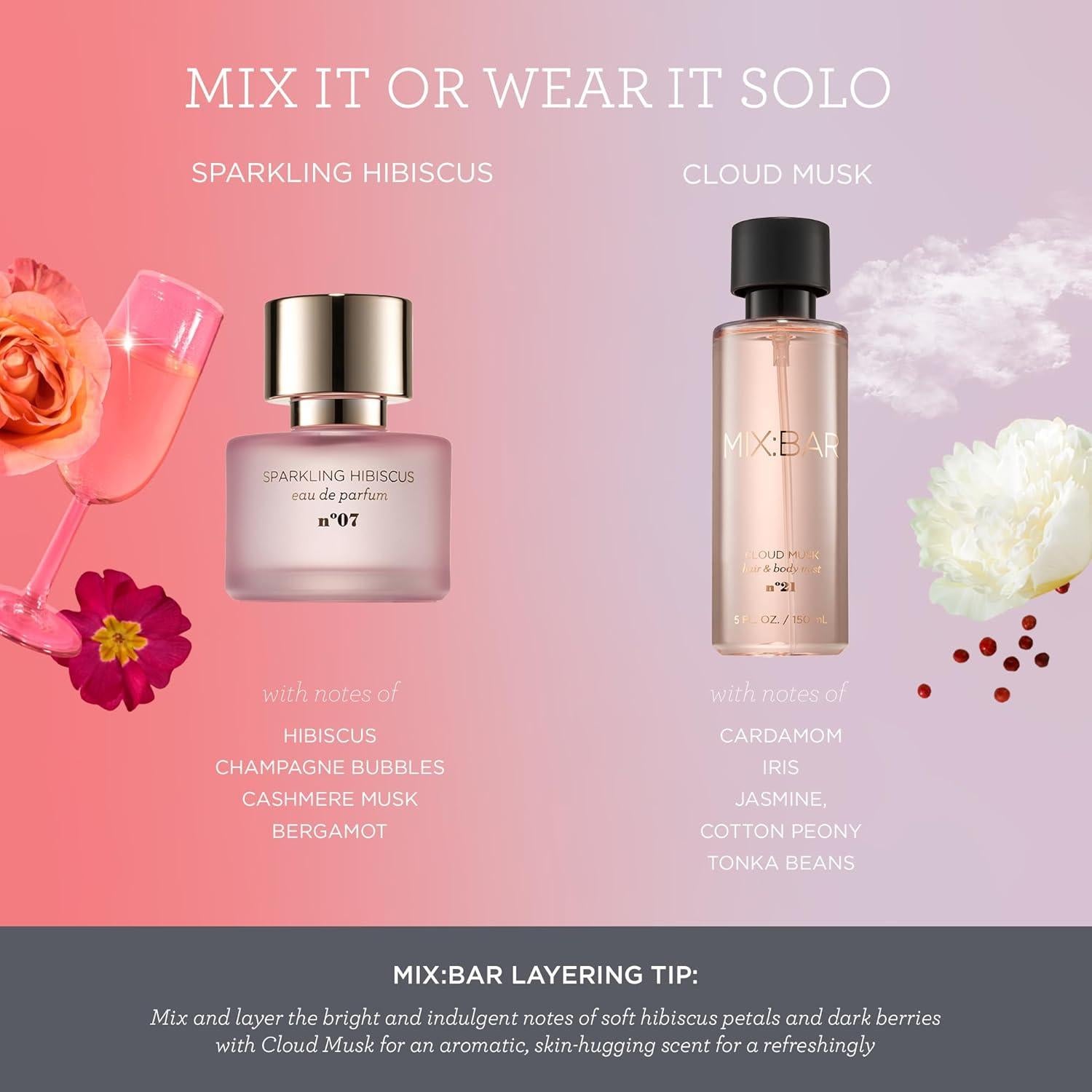 Spray Nube Almizcle MIX:BAR 150ml para Cabello y Cuerpo