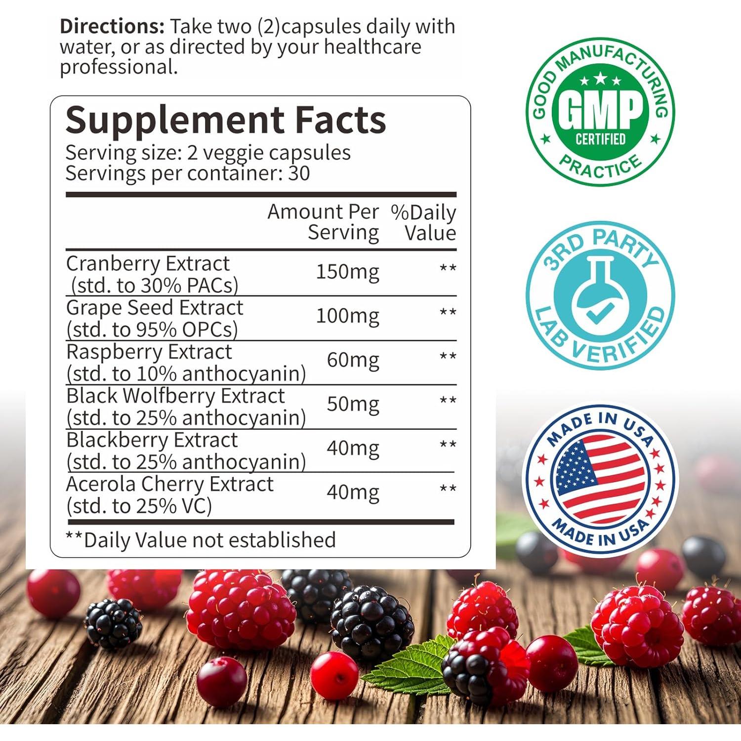 Suplemento Antioxidante RUNICA 6en1 Vegano para Mujeres 90 Cápsulas