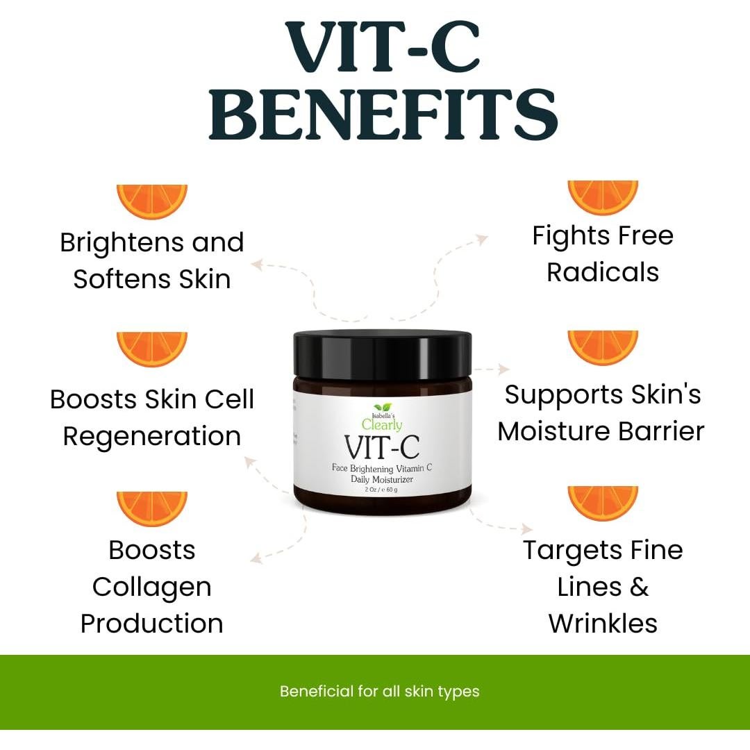 Crema Hidratante de Vitamina C Clearly VIT-C 121.9 g