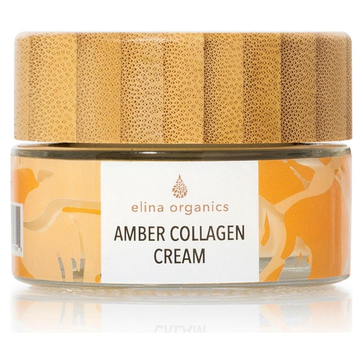 Crema Facial Hidratante Elina Organics 28g con Colágeno Marino