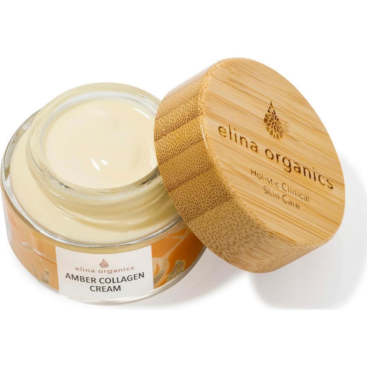 Crema Facial Hidratante Elina Organics 28g con Colágeno Marino