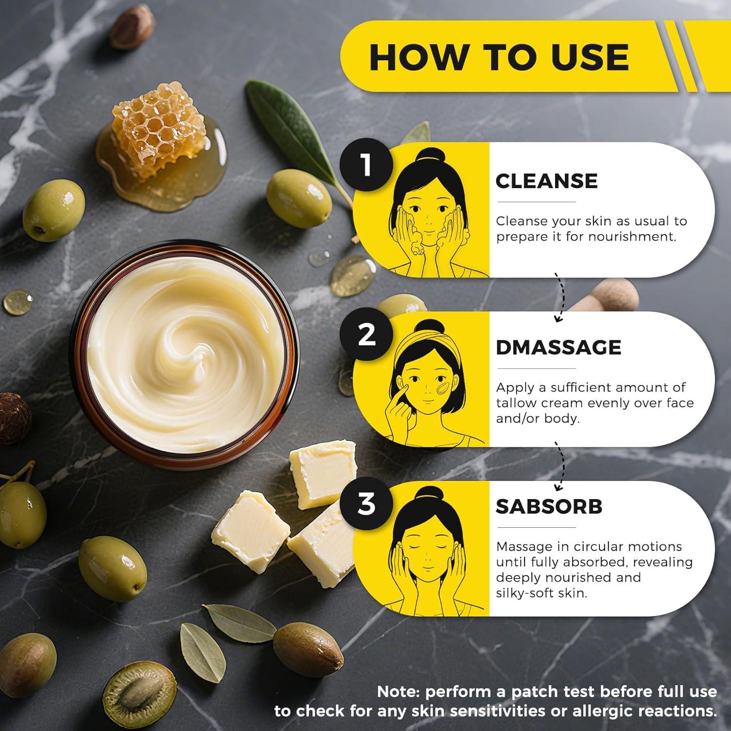 Bálsamo Facial Deller 248g Grasa de Res y Miel Natural