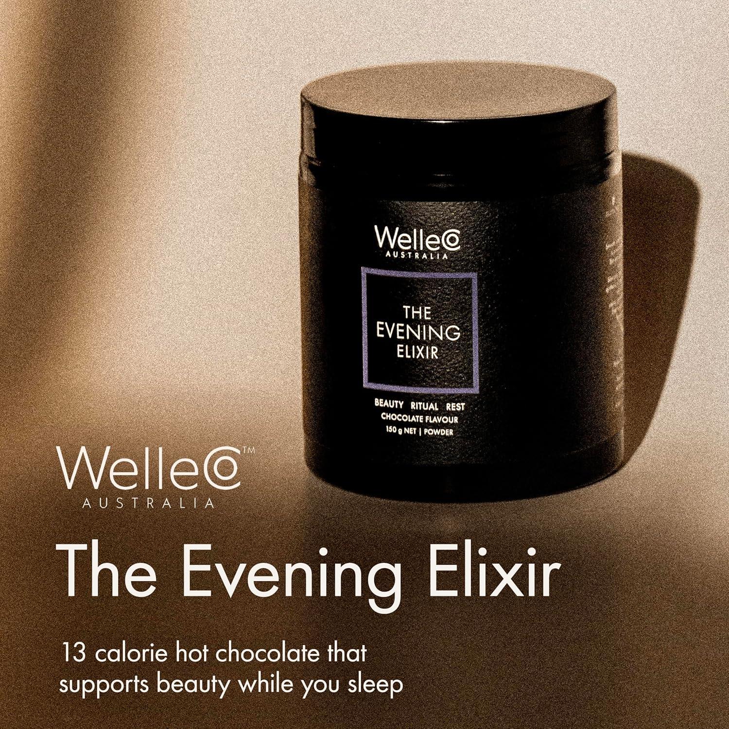WelleCo Elixir Nocturno Chocolate Caliente 150g - Colágeno y Vitamina C