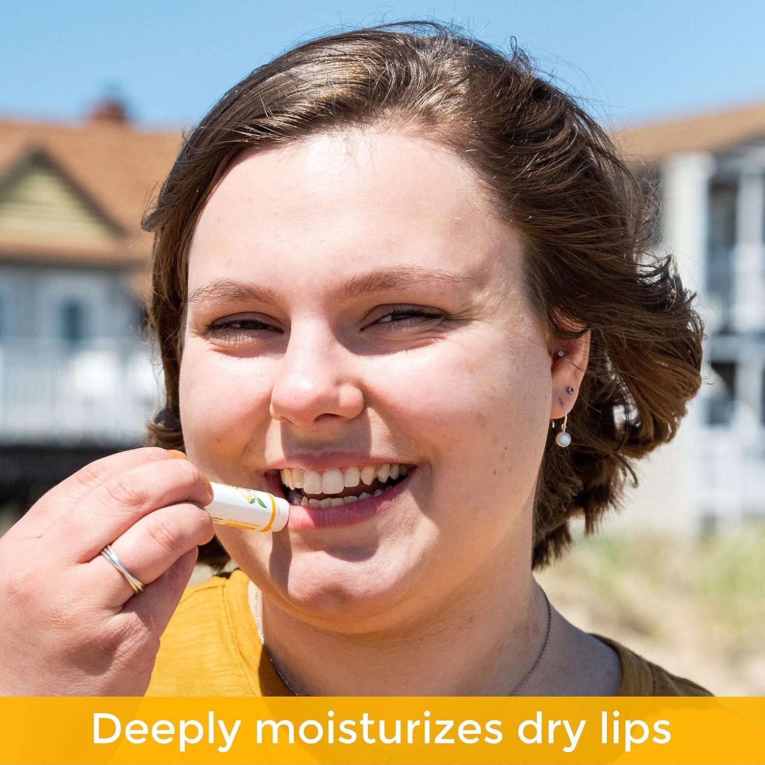 Bálsamo Labial Hidratante RaGaNaturals Limón - Paquete de 4