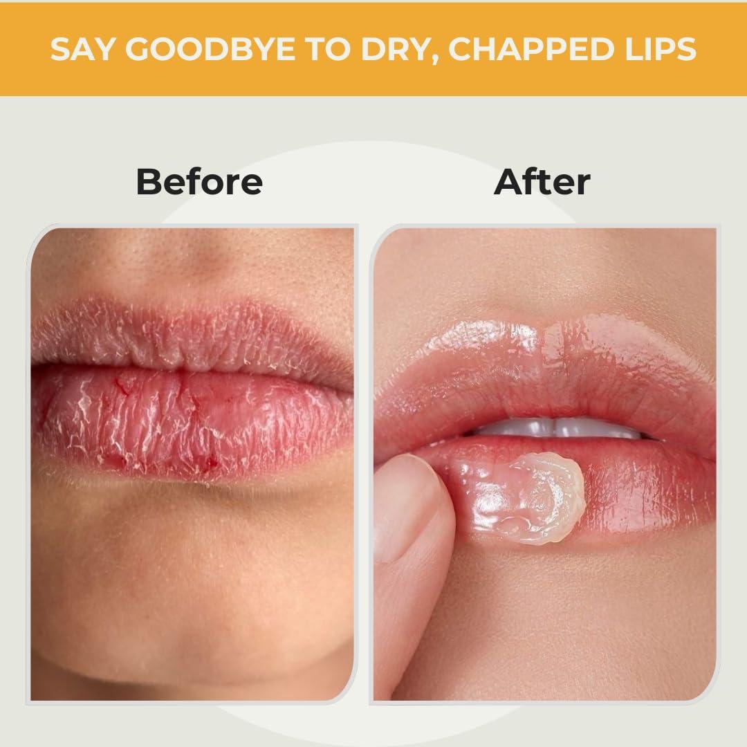 Bálsamo Labial Hidratante RaGaNaturals Limón - Paquete de 4