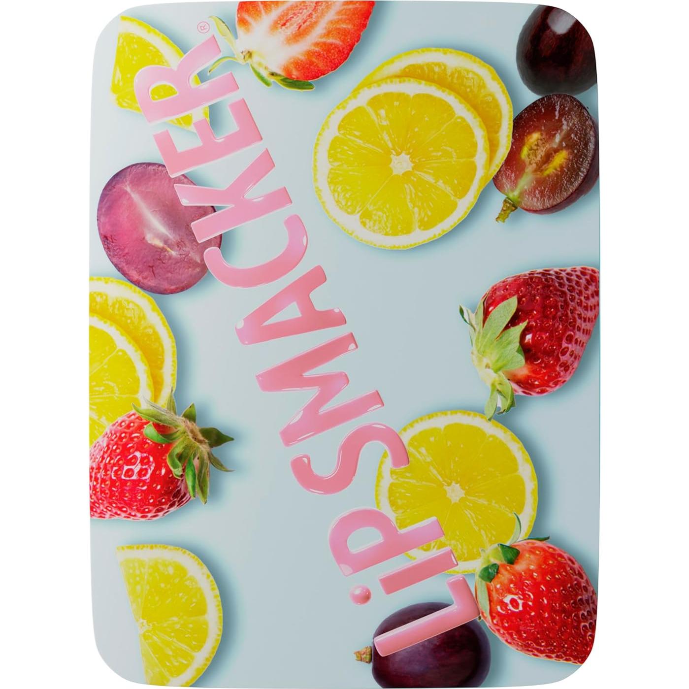 Trío de Bálsamos Labiales Lip Smacker Uva Limón Fresa 1 Cuenta