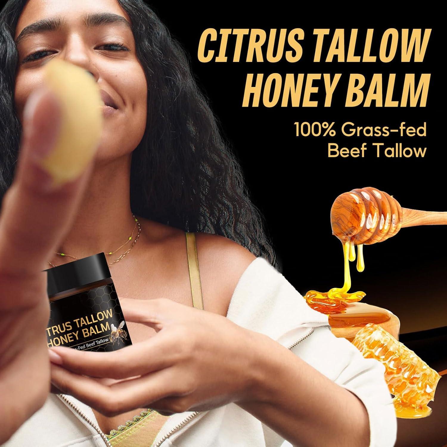 Bálsamo Hidratante de Manteca de Res y Miel Cruda 100g