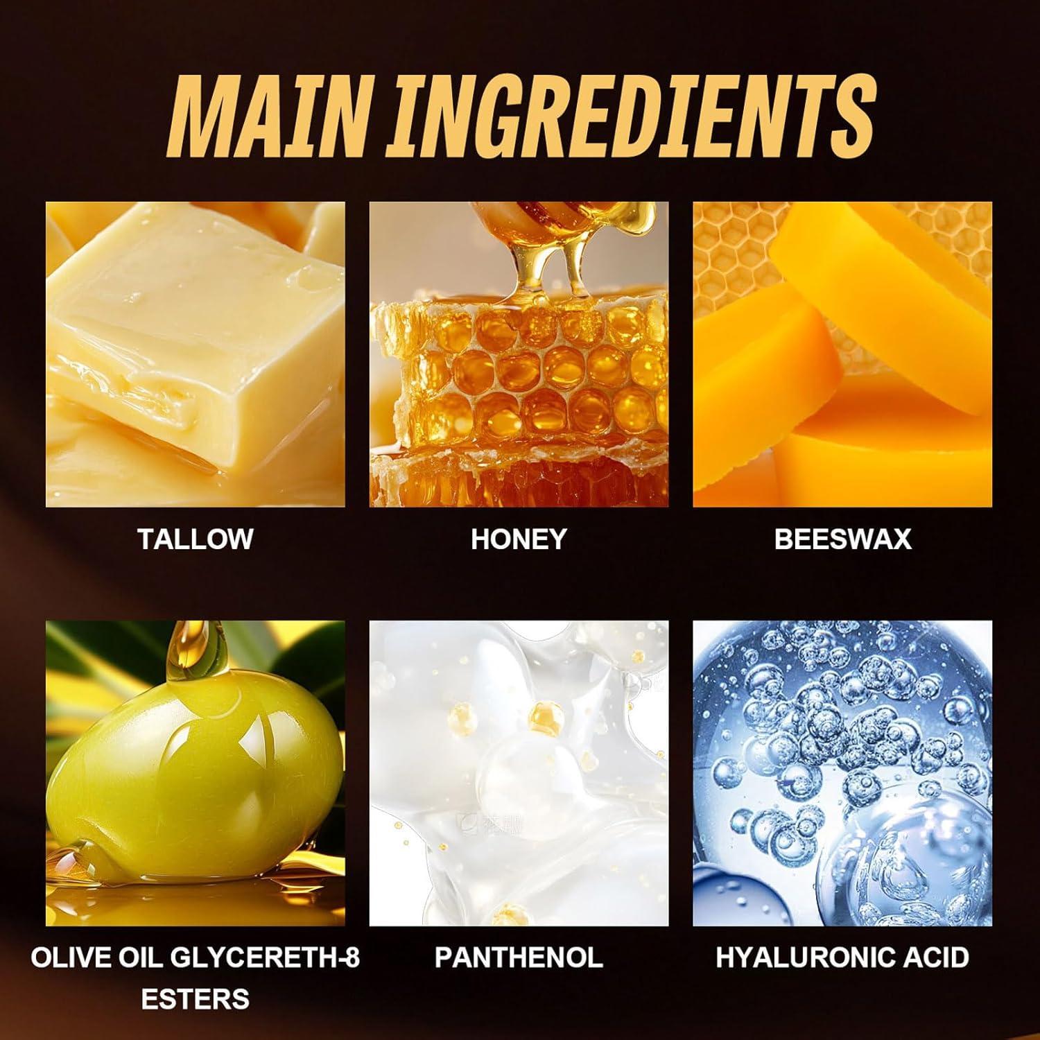 Bálsamo Hidratante de Manteca de Res y Miel Cruda 100g