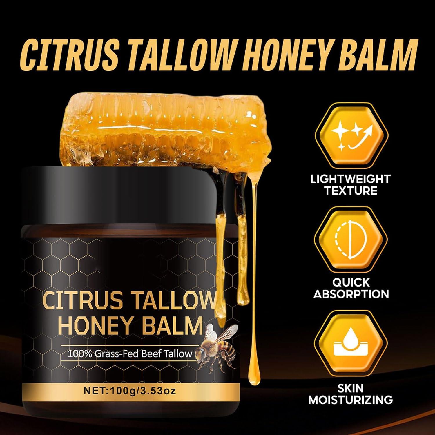 Bálsamo Hidratante de Manteca de Res y Miel Cruda 100g