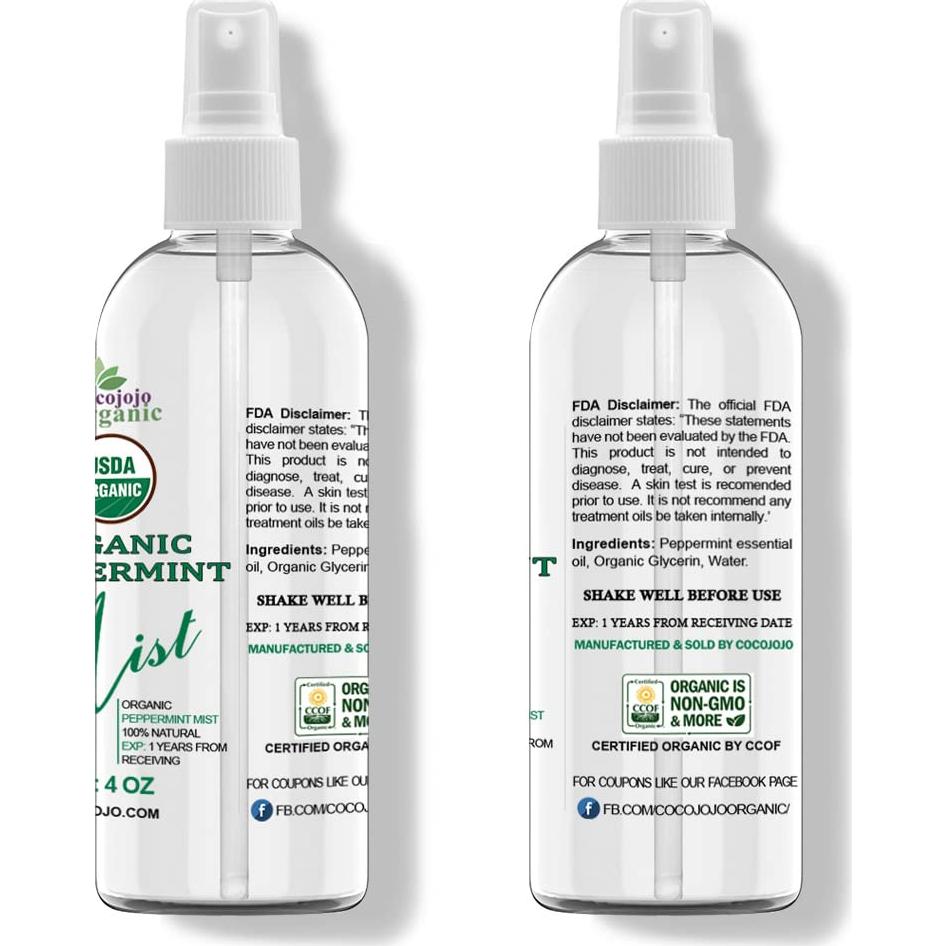 Spray Facial Hidratante Dr Joe Lab Menta Orgánica 113.4 ml