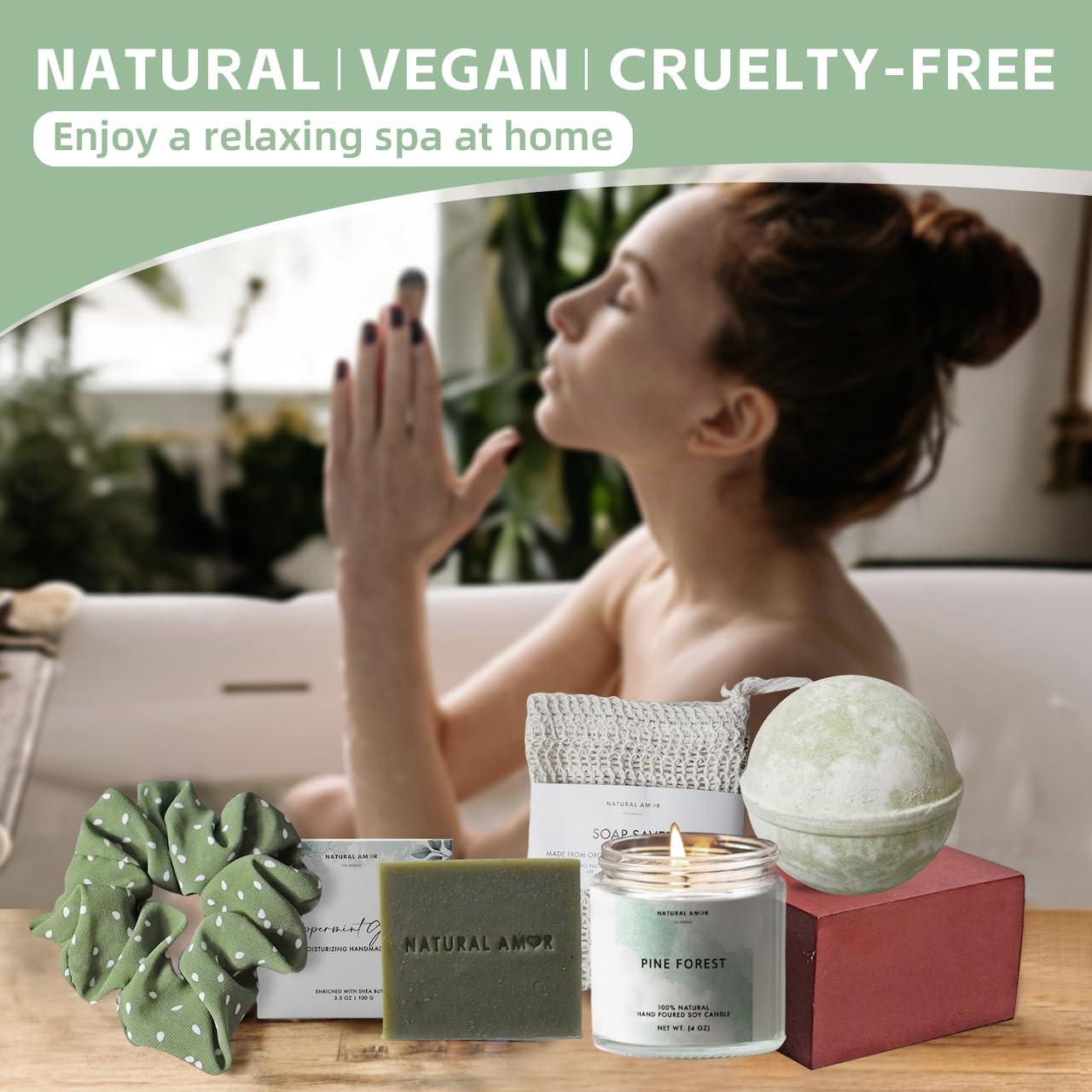 Juego de Regalo de Baño Green Spa Natural para Mujeres - 5 Piezas