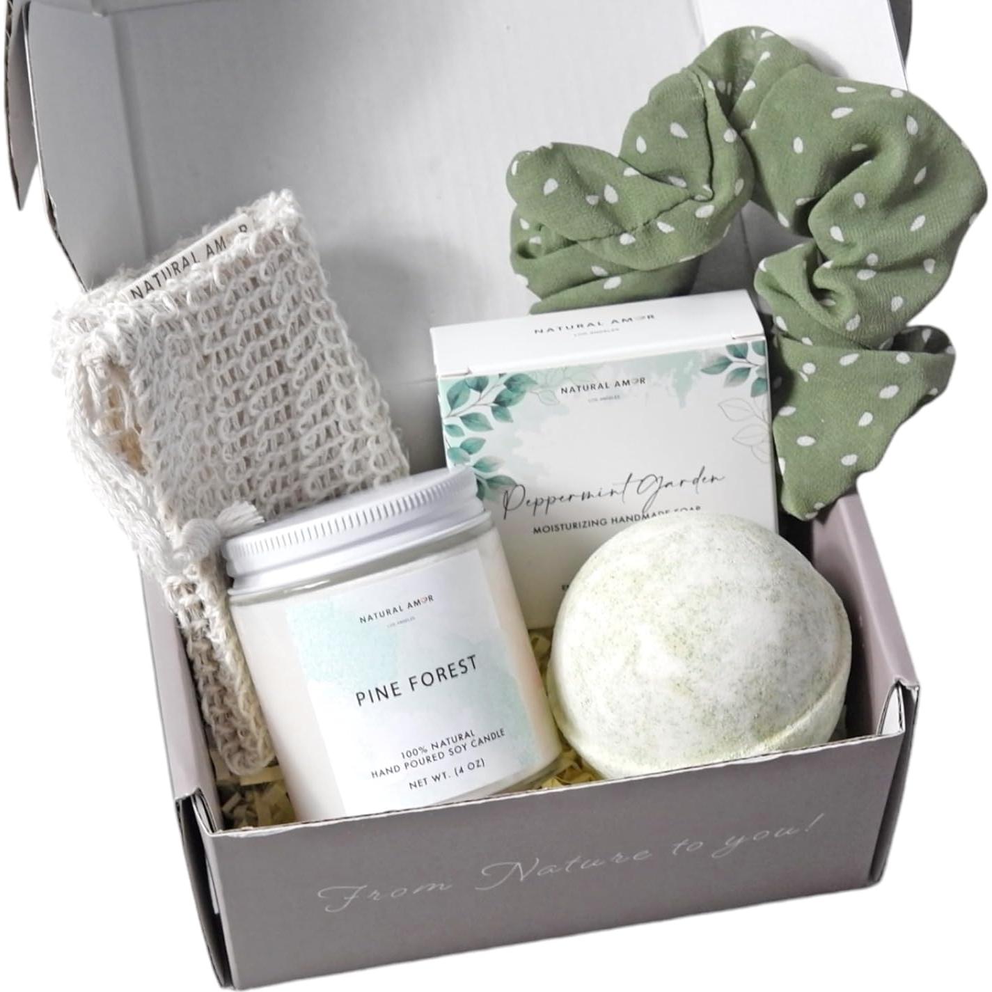 Juego de Regalo de Baño Green Spa Natural para Mujeres - 5 Piezas