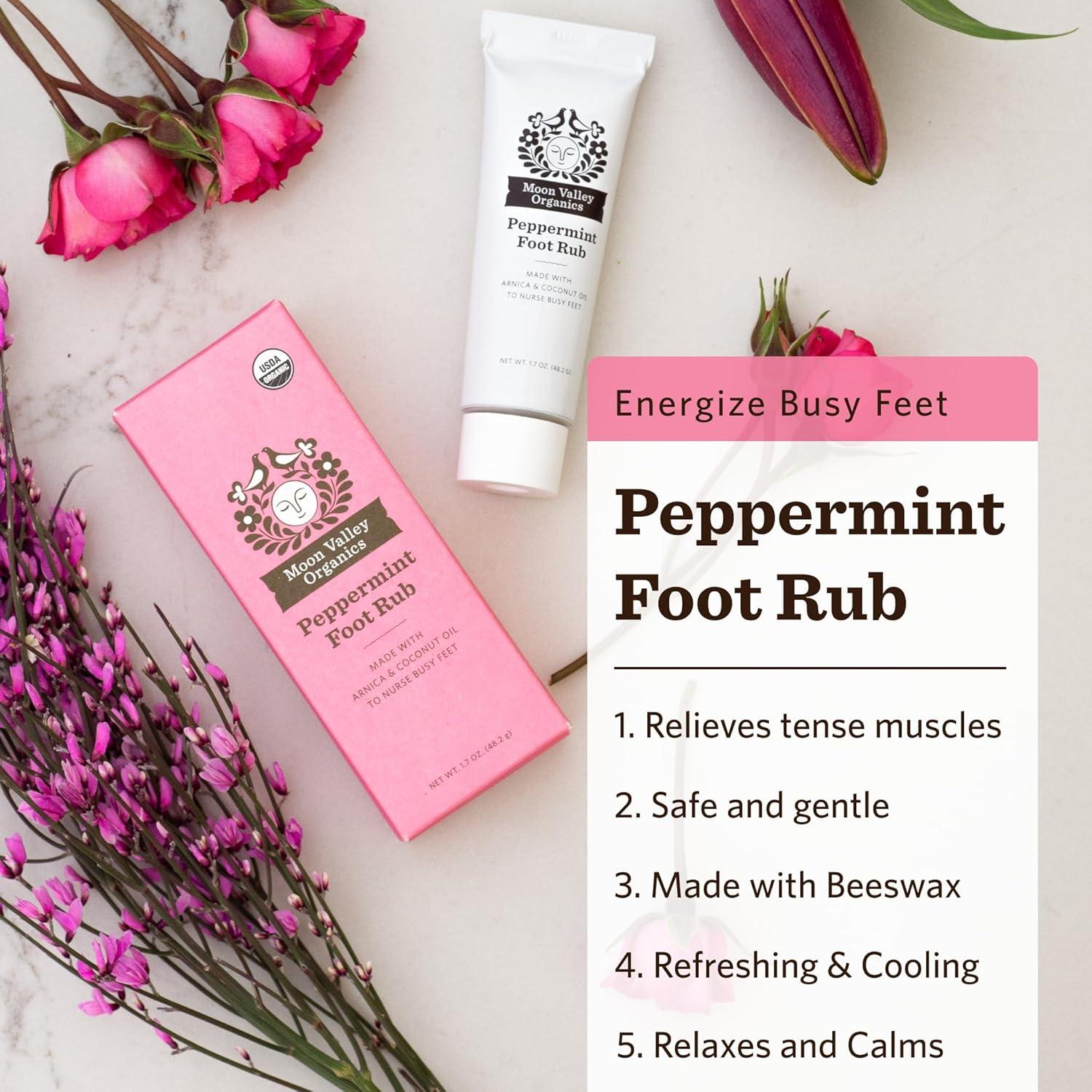 Bálsamo para Pies Orgánico Moon Valley 48g - Menta y Lavanda