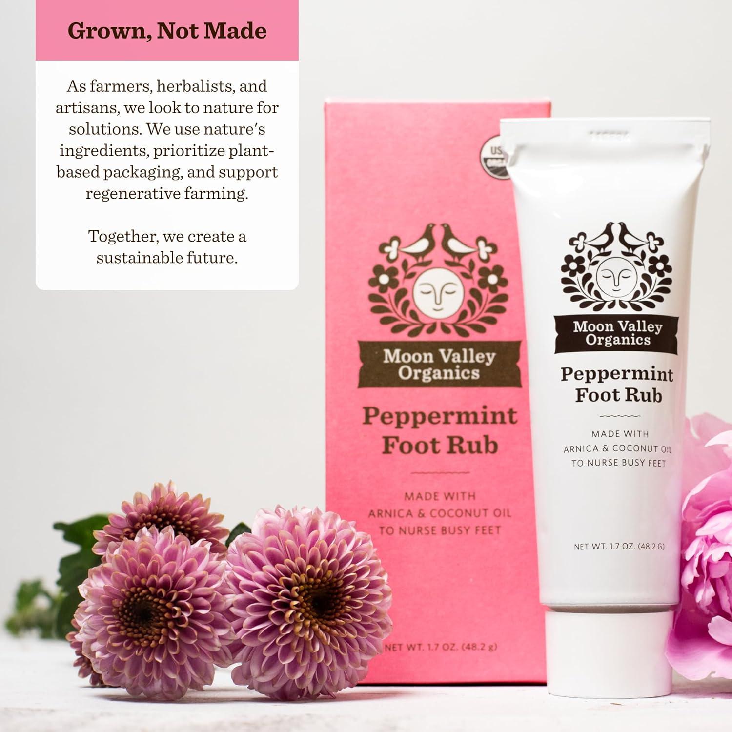 Bálsamo para Pies Orgánico Moon Valley 48g - Menta y Lavanda