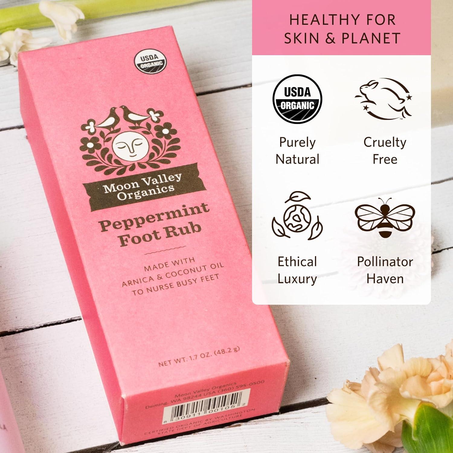 Bálsamo para Pies Orgánico Moon Valley 48g - Menta y Lavanda