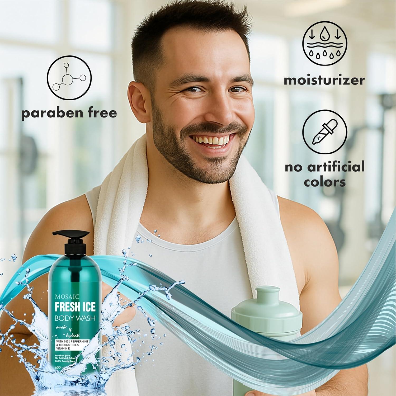 Gel de Ducha y Jabón Corporal Anatolia Daphne 600 ml Menta