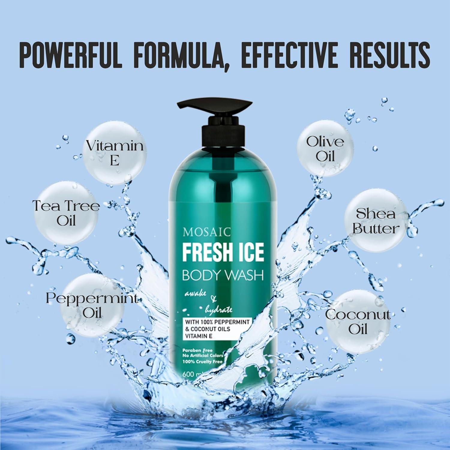 Gel de Ducha y Jabón Corporal Anatolia Daphne 600 ml Menta