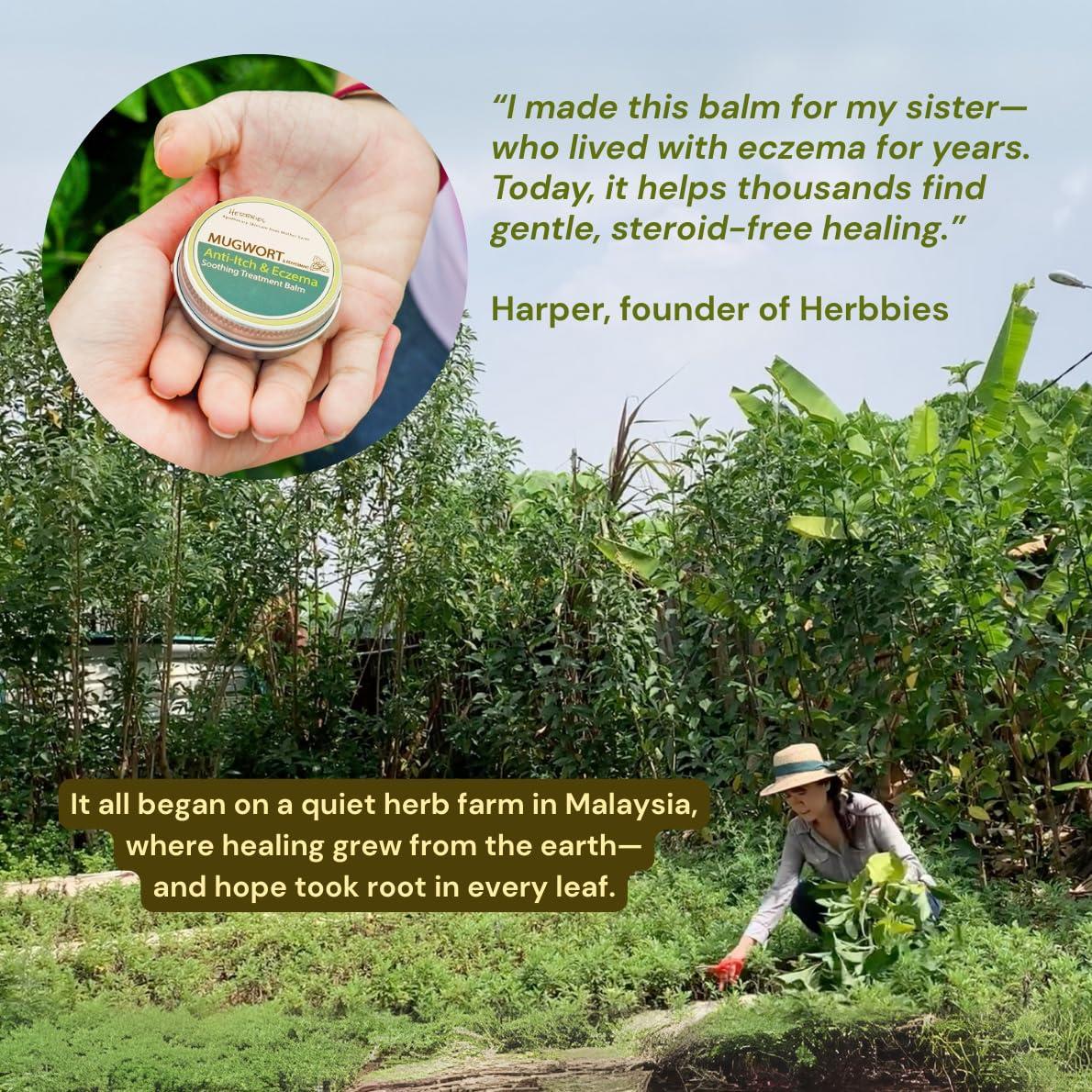 Crema Alivio Eczema Artemisa y Menta 30g Natural Orgánica